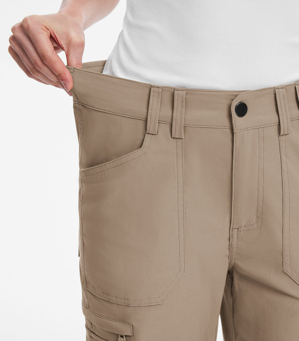 Women's Cargo Hiking Pants High Waisted - HikerFlex W037