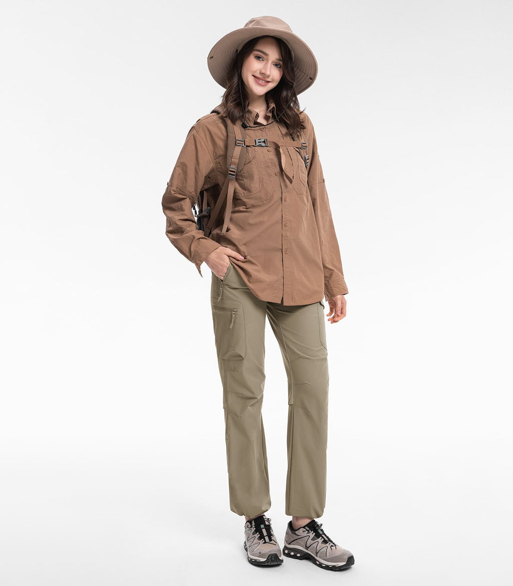 Women's Hiking Pants Lightweight Quick Dry Water Resistant - HikerFlex W023