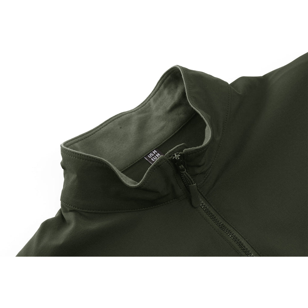 Ligthweight Quarter Zip Military T-Shirt