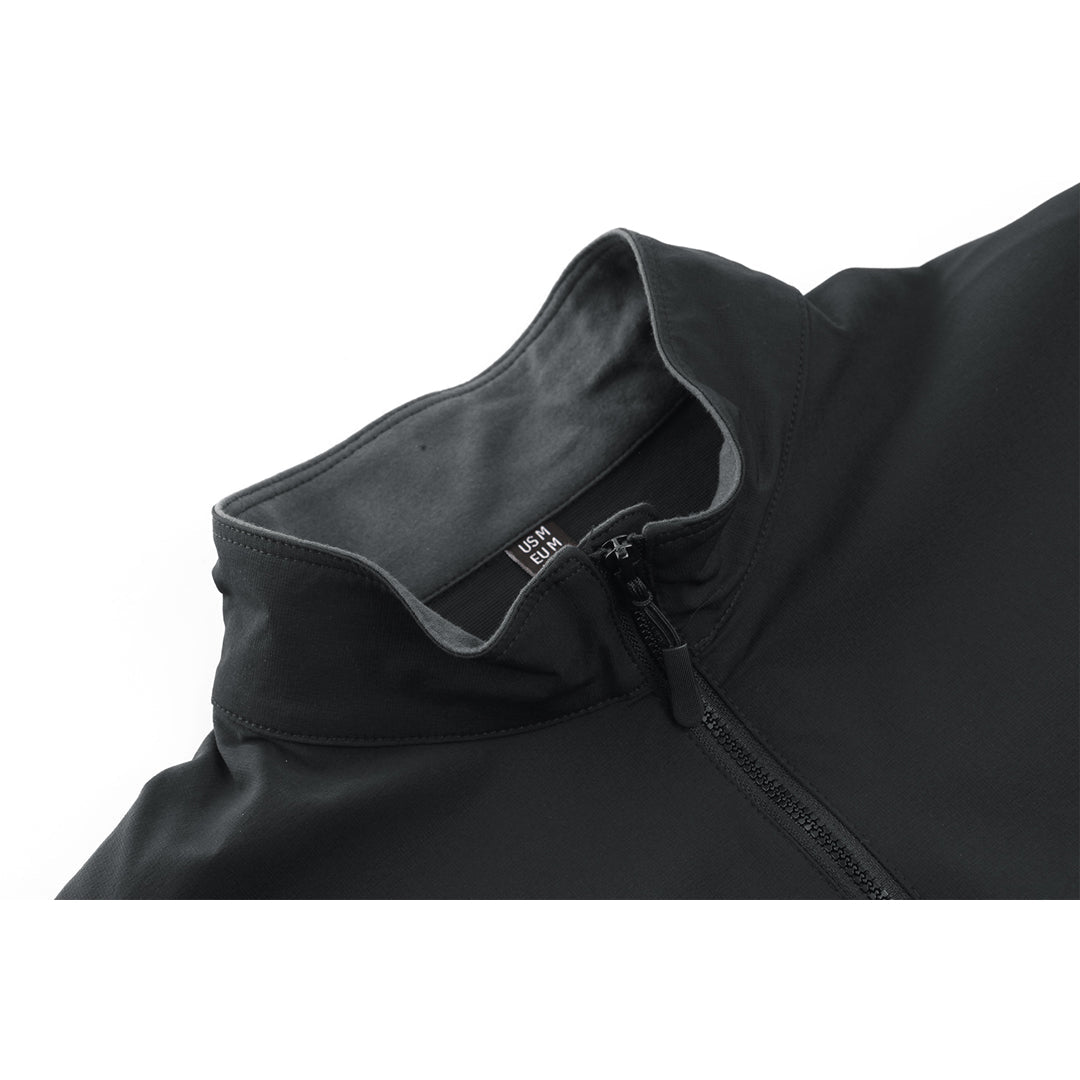 Ligthweight Quarter Zip Military T-Shirt