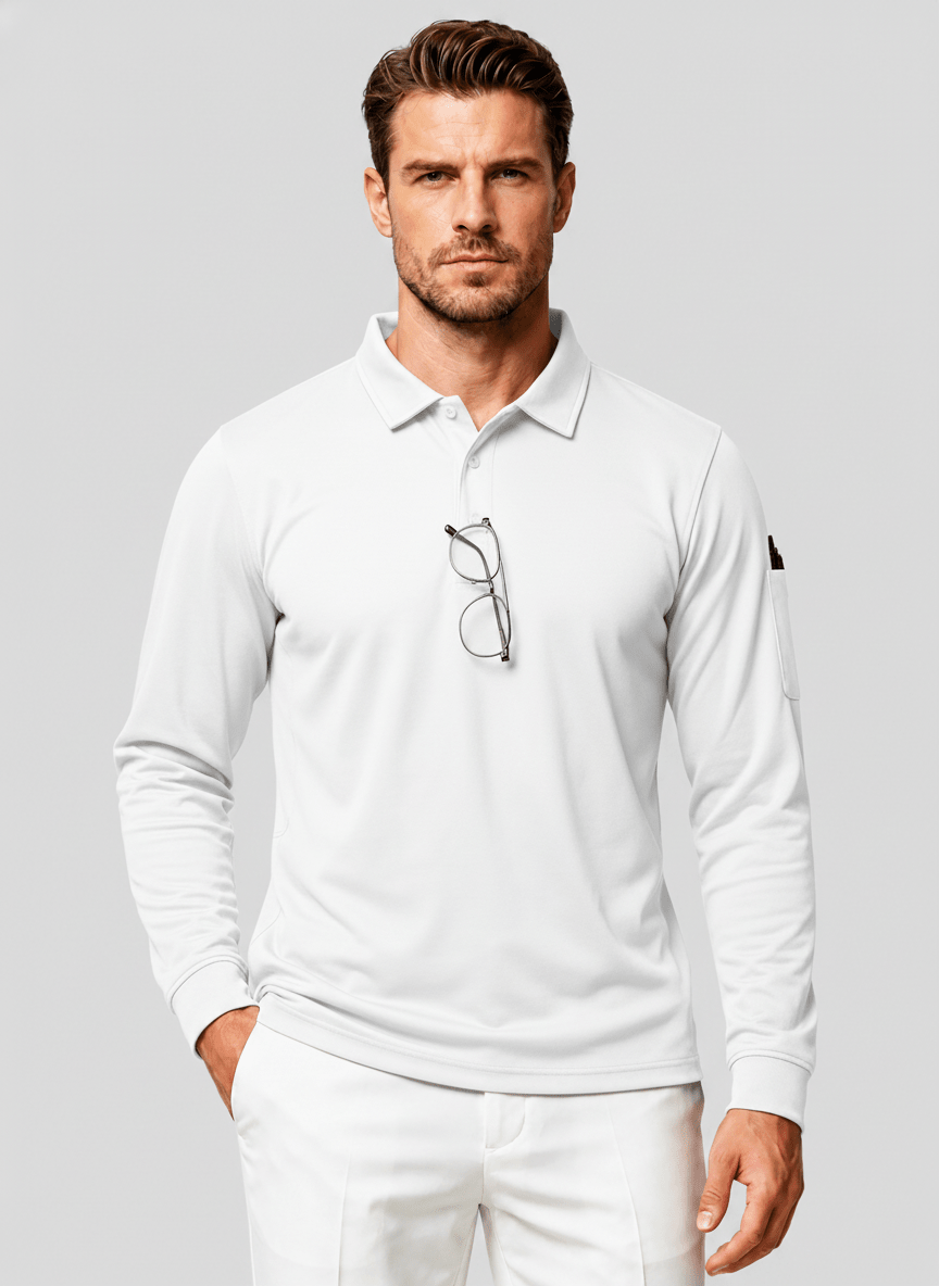 Long Sleeve Quick Dry Tactical Performance Polo Shirt