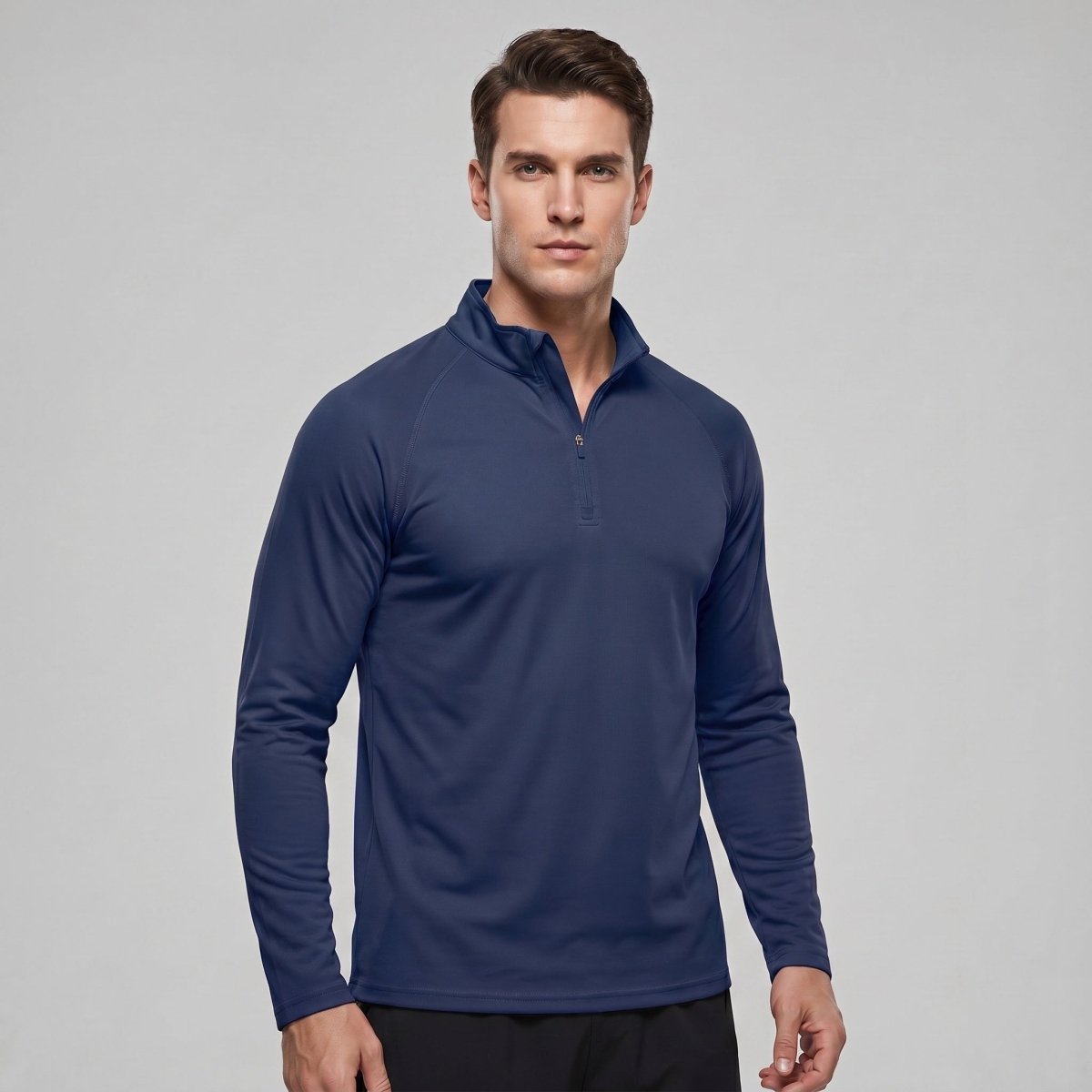 Men's Sun Protection Quick Dry Stand Collar UV Shirts