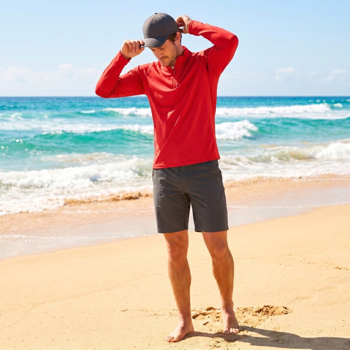 Men's Sun Protection Quick Dry Stand Collar UV Shirts