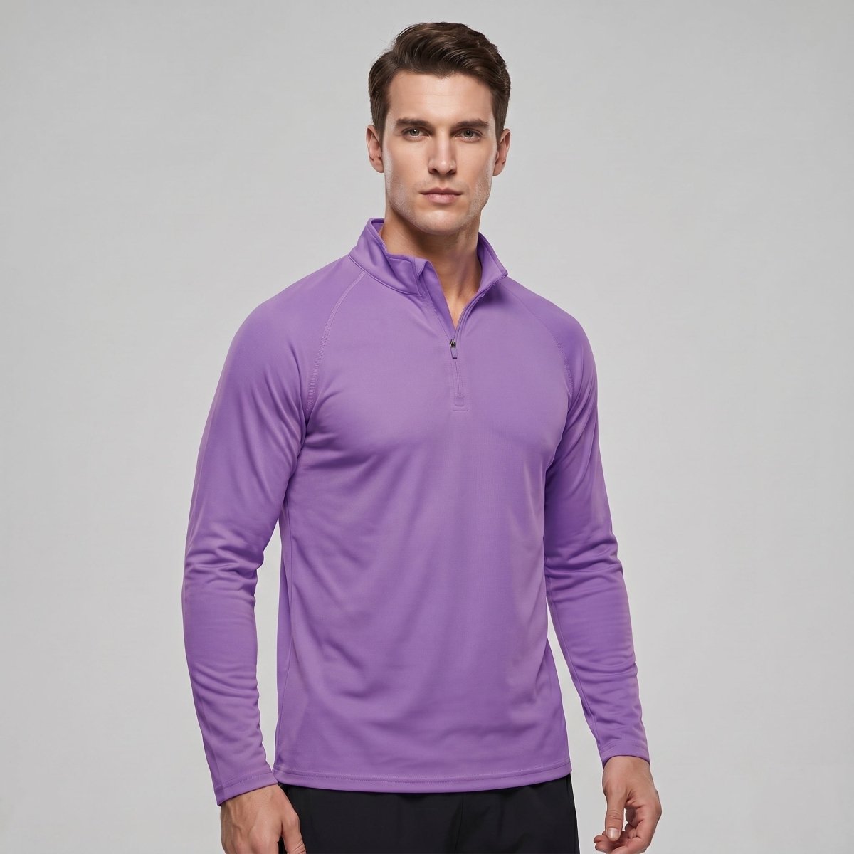 Men's Sun Protection Quick Dry Stand Collar UV Shirts