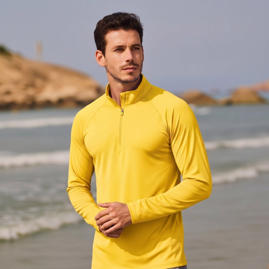Men's Sun Protection Quick Dry Stand Collar UV Shirts