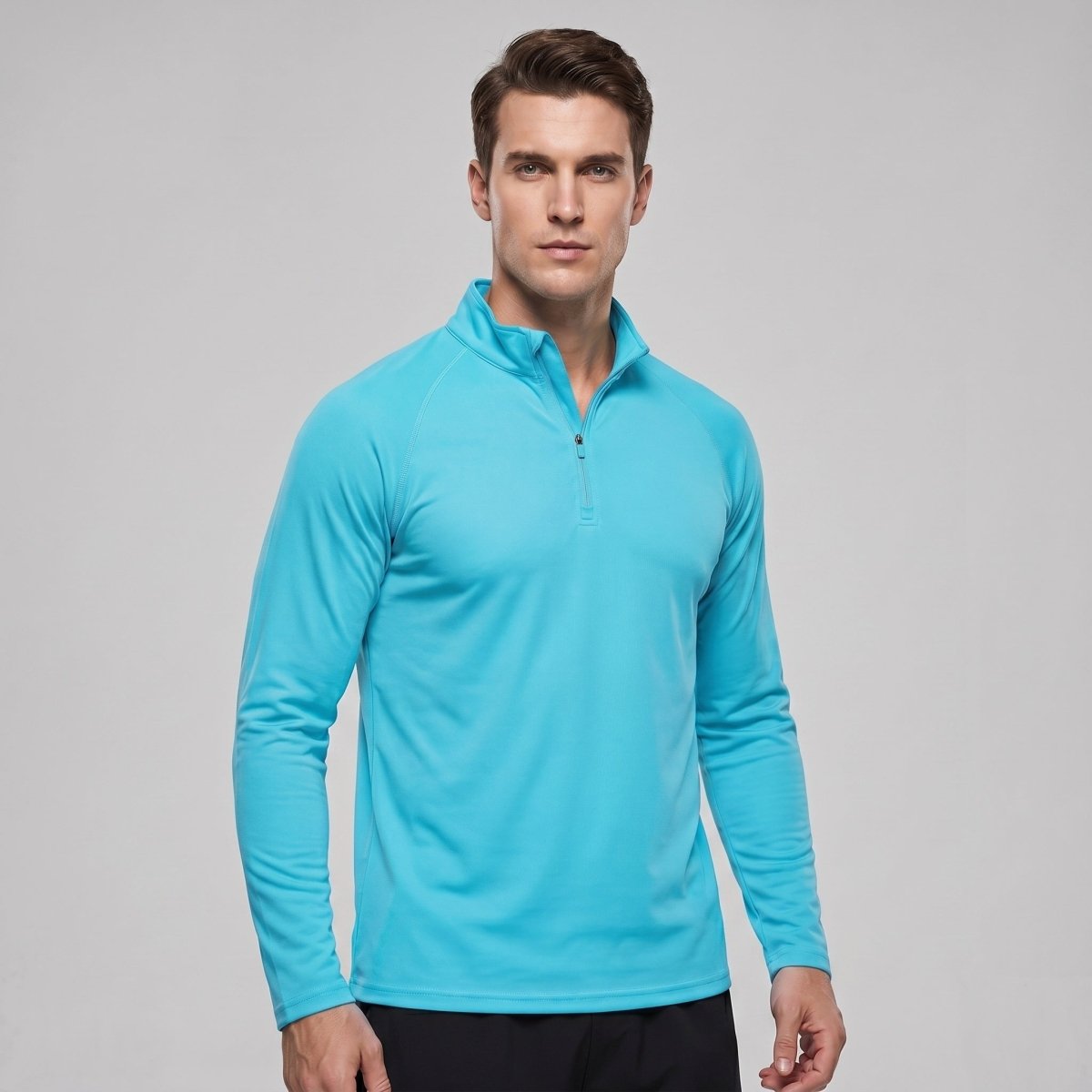 Men's Sun Protection Quick Dry Stand Collar UV Shirts