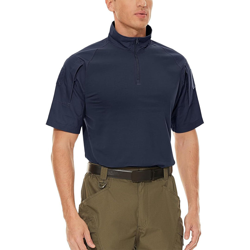 Men's Tactical Combat Shirt Ripstop Performance Tee