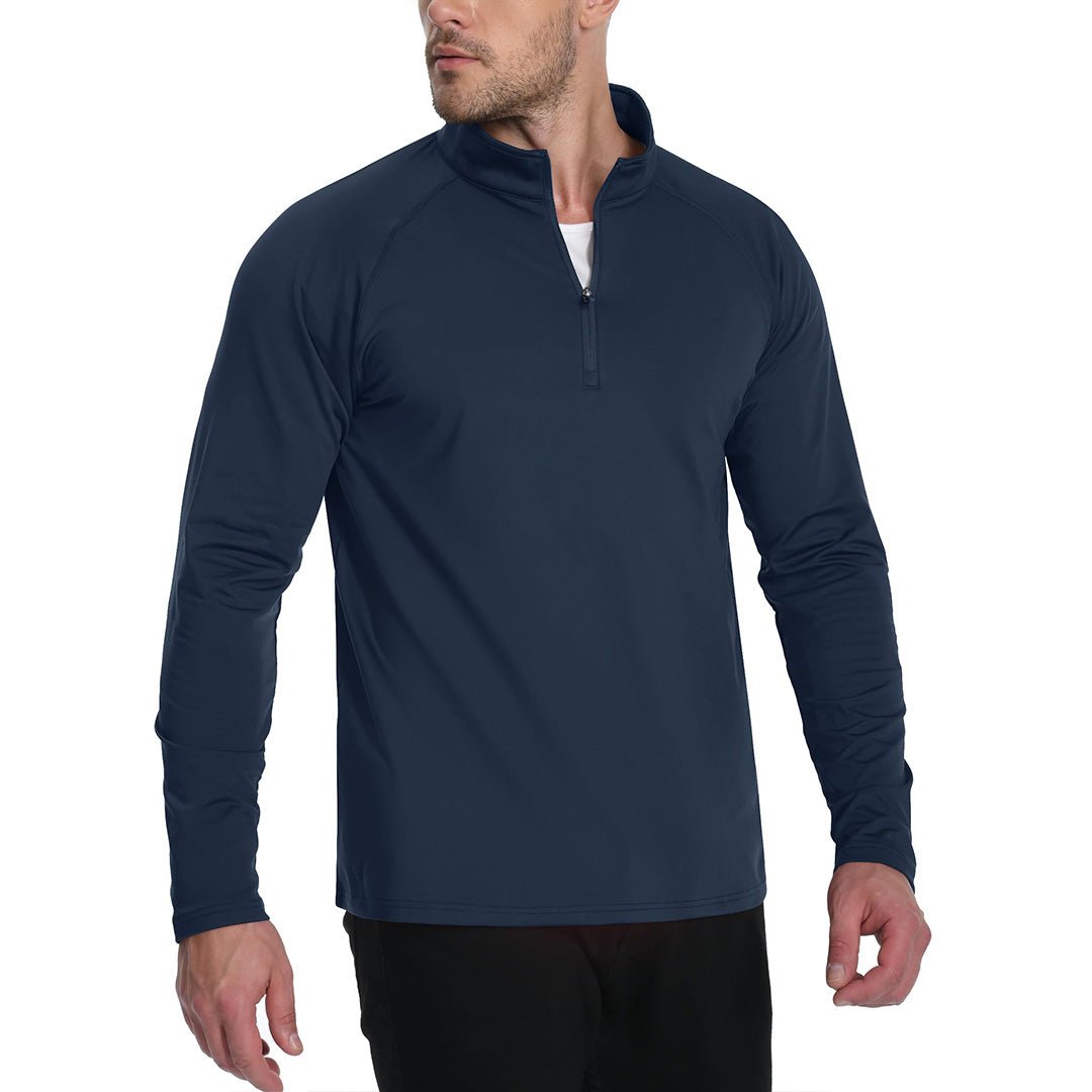 Men's 1/4 Zip Athletic Pullover Fleece Lined Sweatshirts