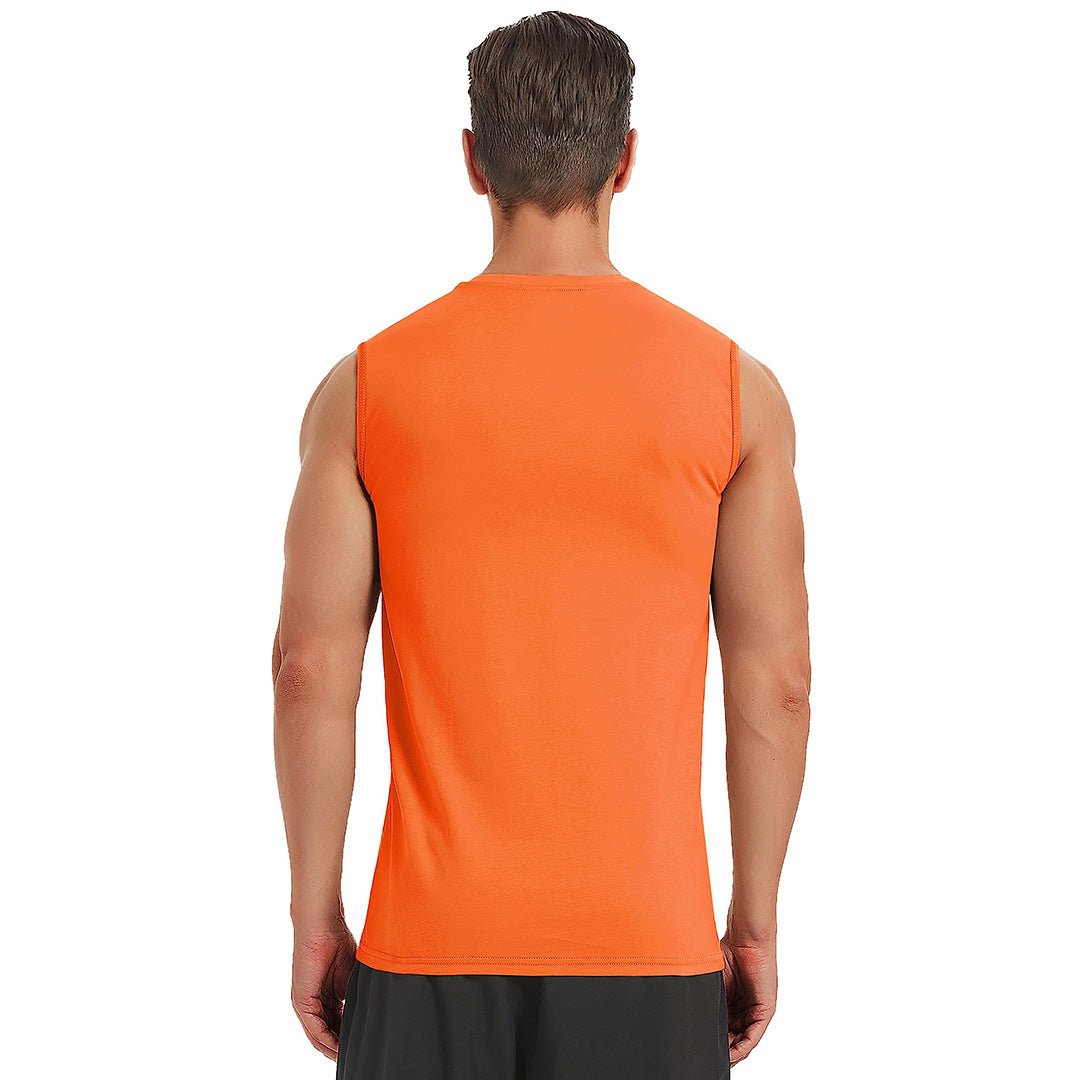 Men's Bodybuilding Tank Tops Cotton Workout T-Shirts