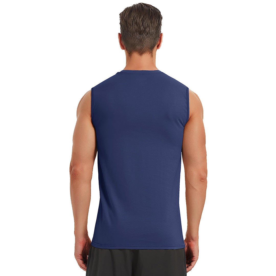 Men's Bodybuilding Tank Tops Cotton Workout T-Shirts