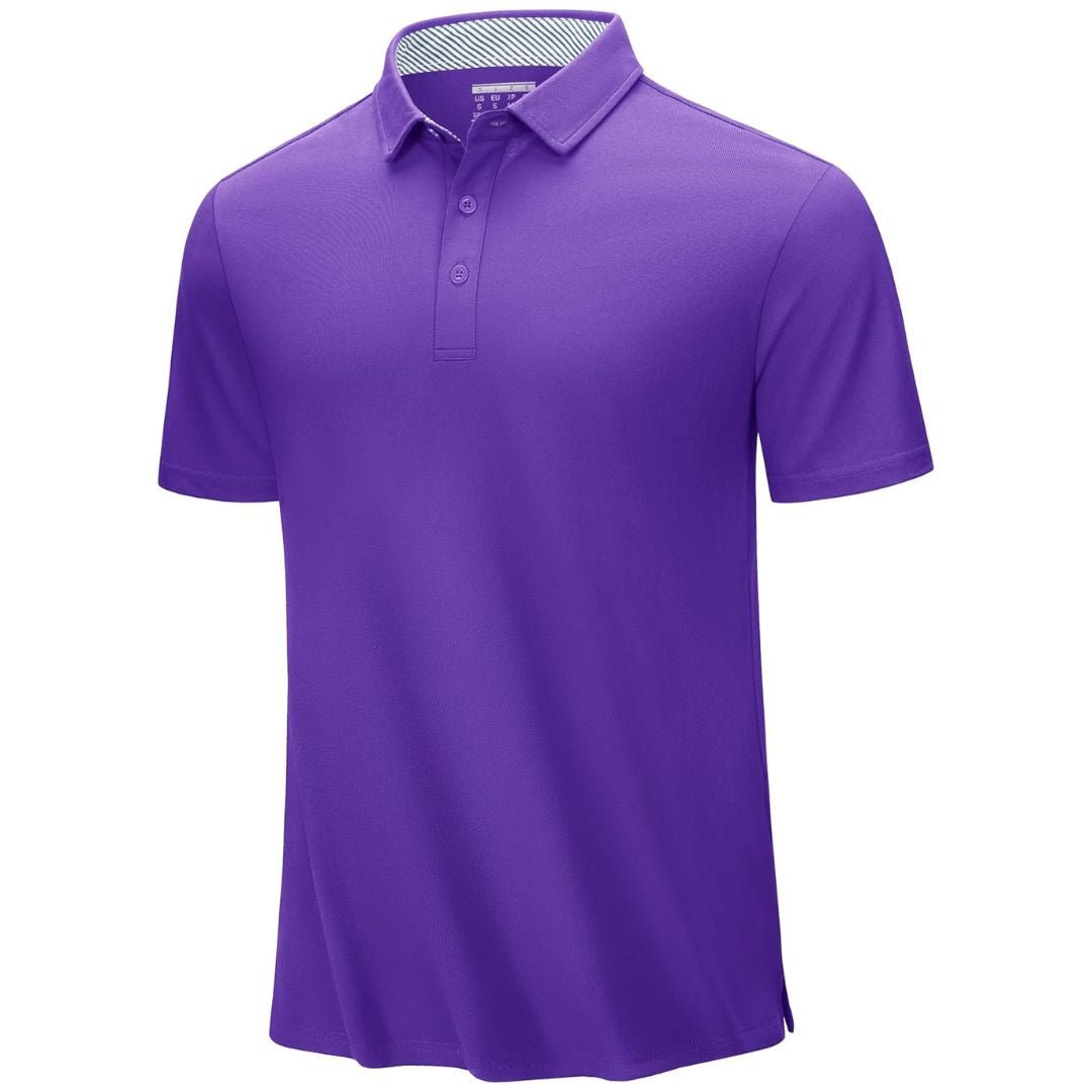 Men's Cotton Pique Short Sleeve Classic Fit Polo Shirt