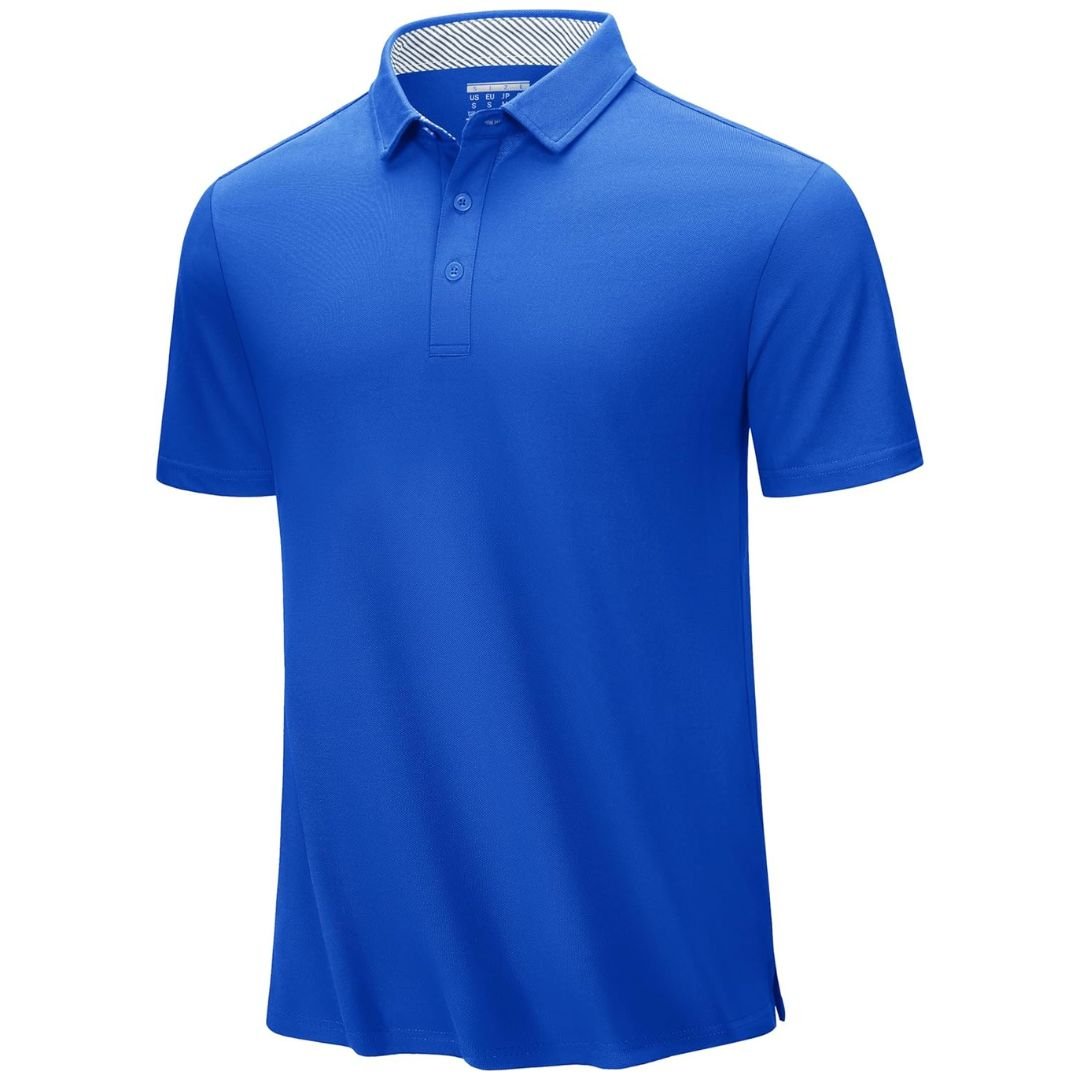 Men's Cotton Pique Short Sleeve Classic Fit Polo Shirt