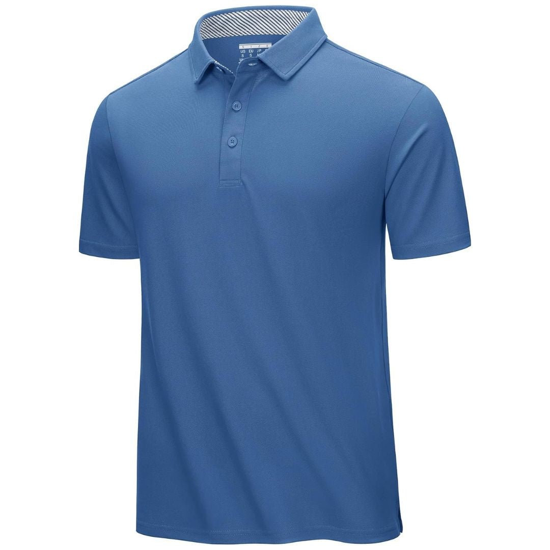 Men's Cotton Pique Short Sleeve Classic Fit Polo Shirt