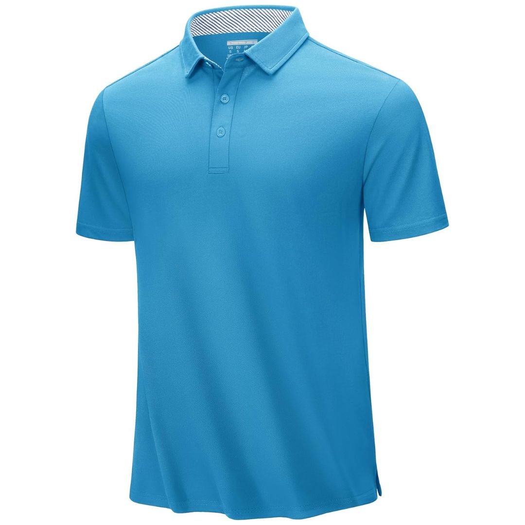 Men's Cotton Pique Short Sleeve Classic Fit Polo Shirt