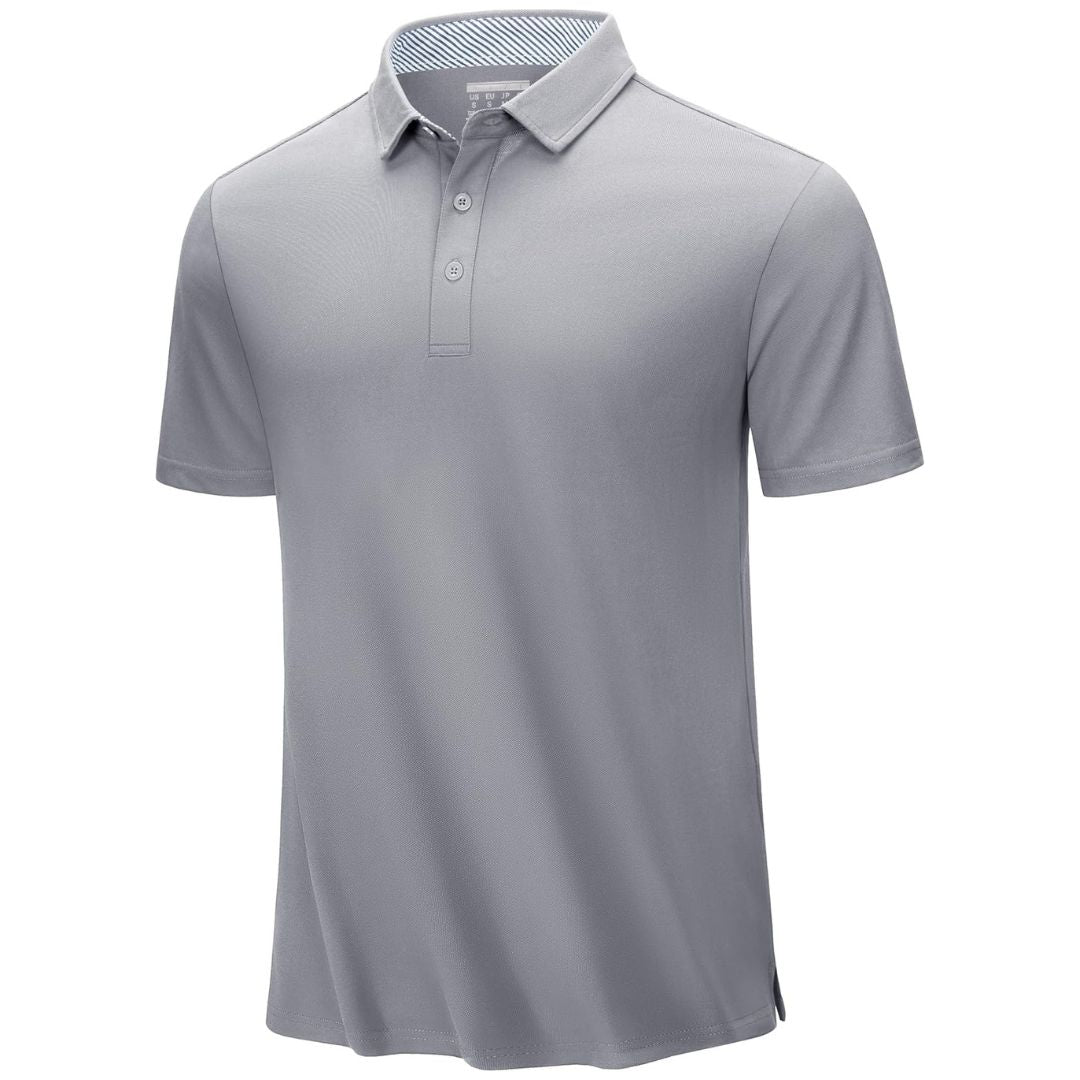 Men's Cotton Pique Short Sleeve Classic Fit Polo Shirt