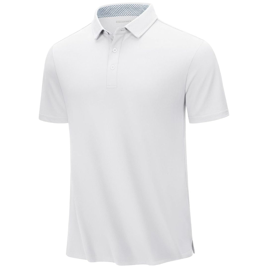 Men's Cotton Pique Short Sleeve Classic Fit Polo Shirt