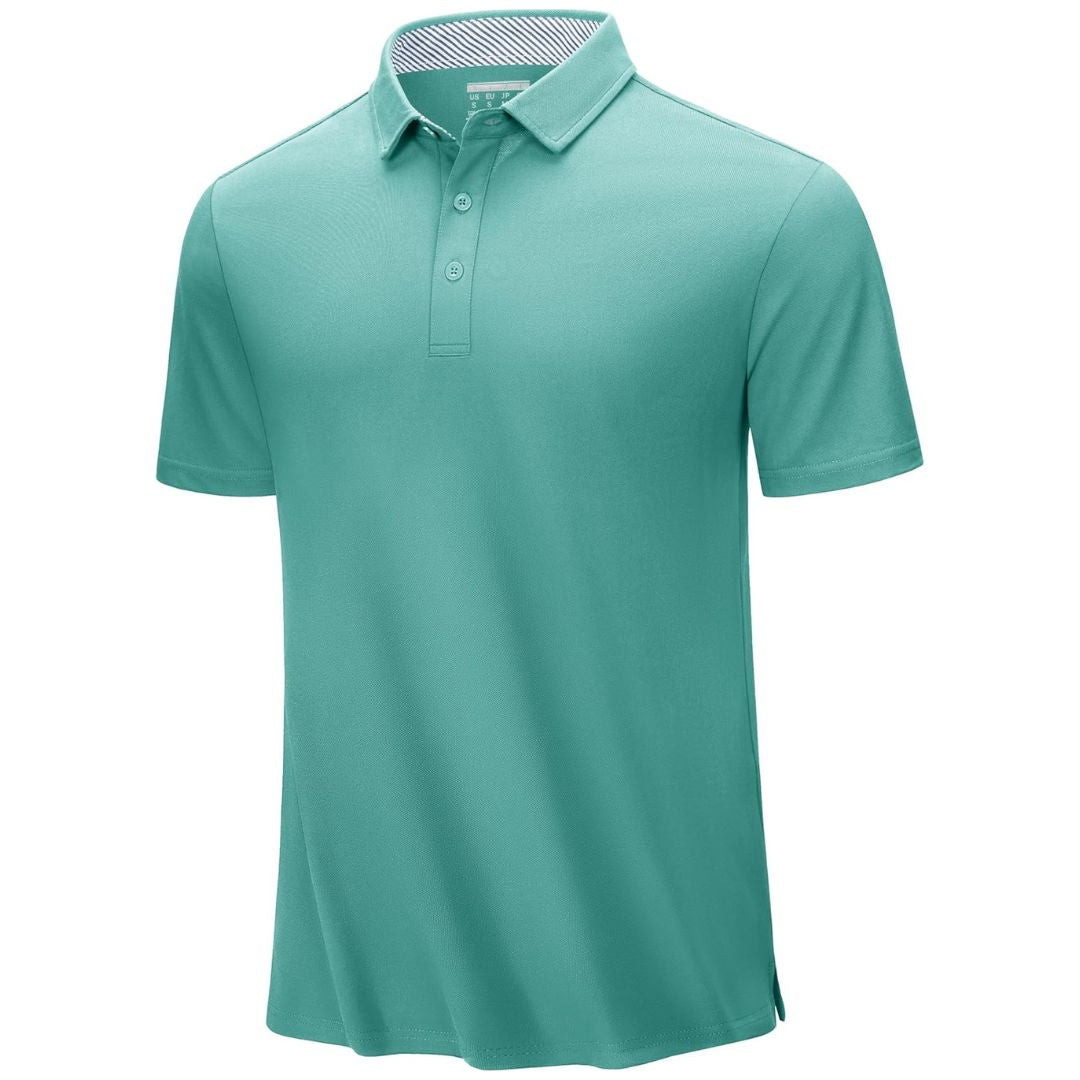 Men's Cotton Pique Short Sleeve Classic Fit Polo Shirt