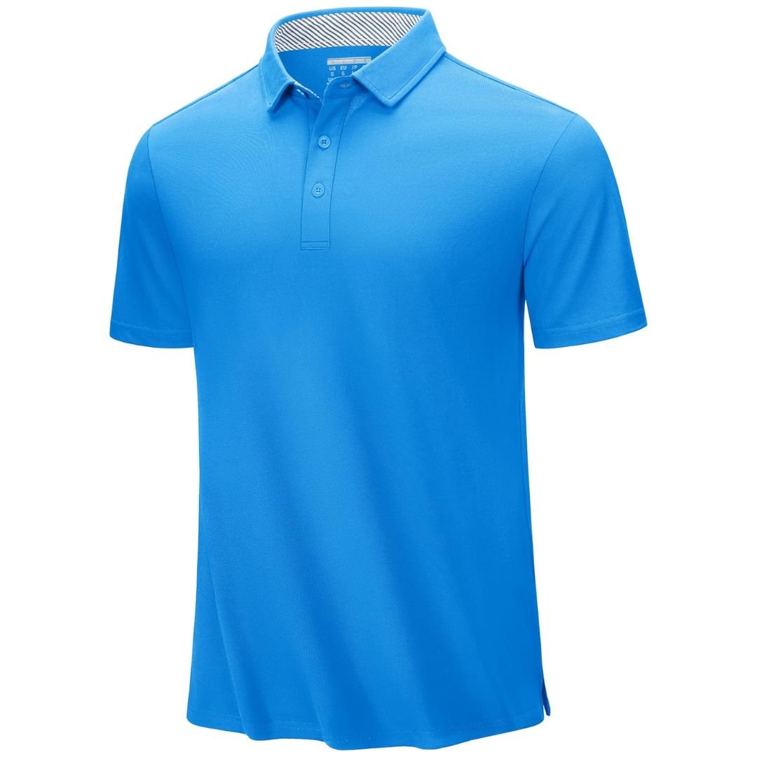 Men's Cotton Pique Short Sleeve Classic Fit Polo Shirt