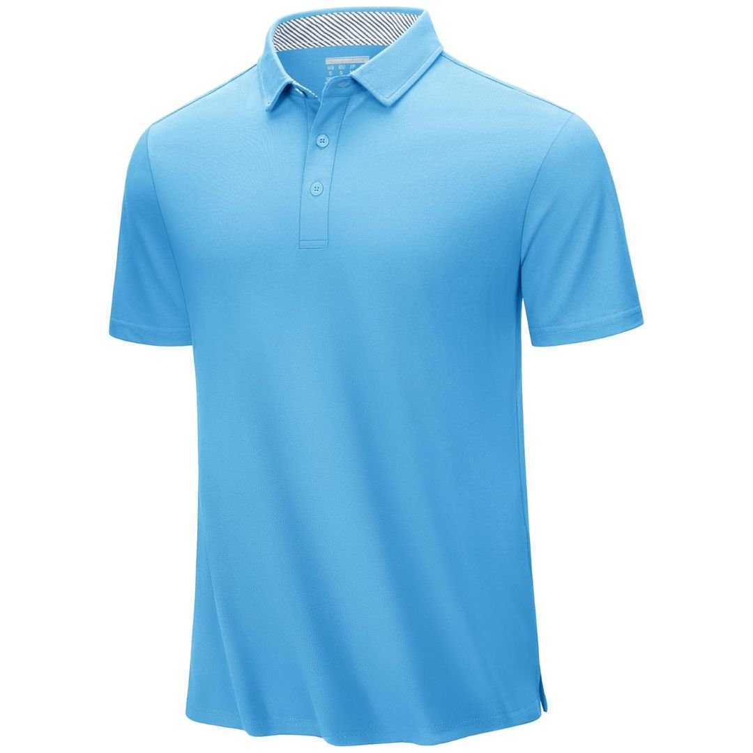 Men's Cotton Pique Short Sleeve Classic Fit Polo Shirt
