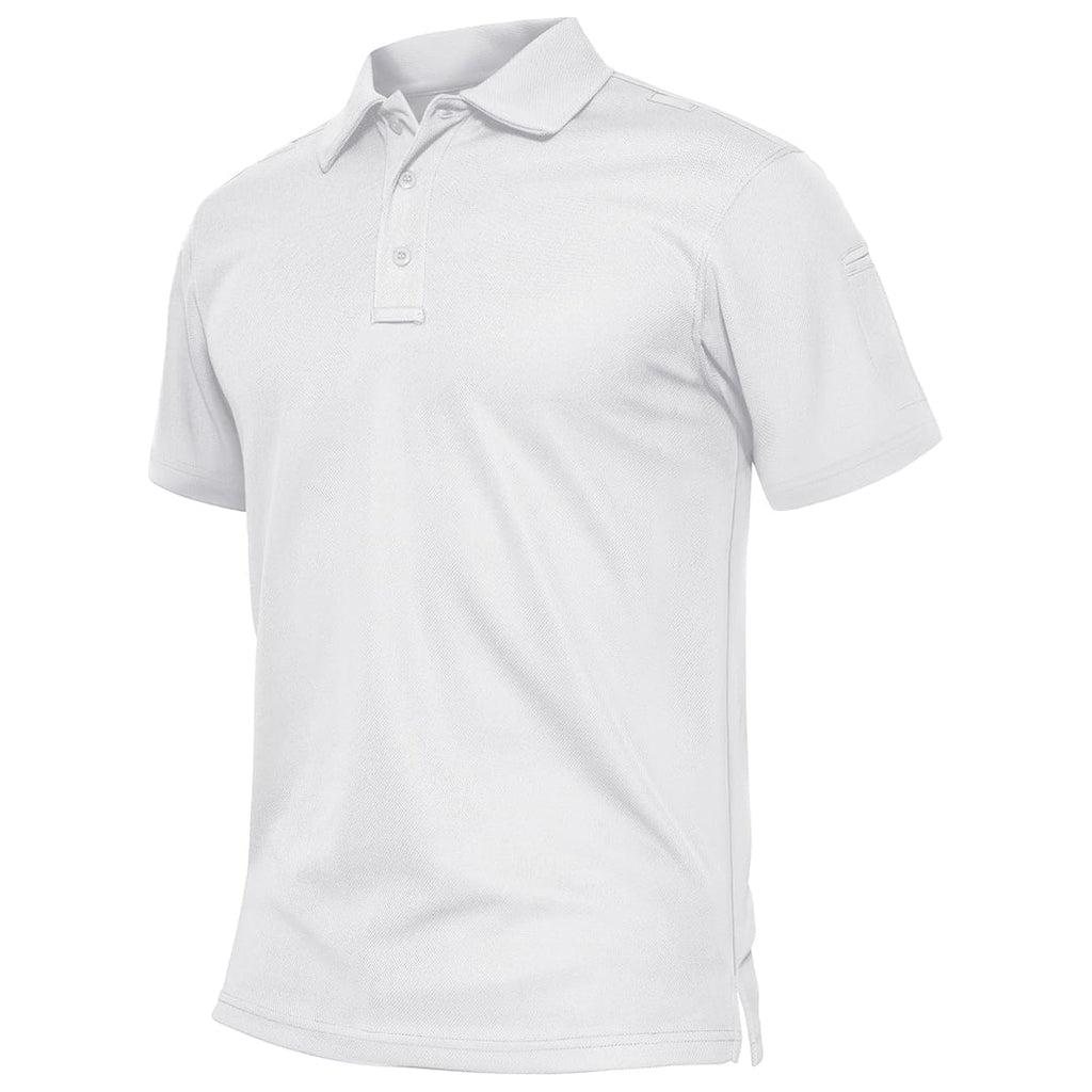 Men's Dry Fit UPF 50+ Golf Workwear Tactical Polo Shirt