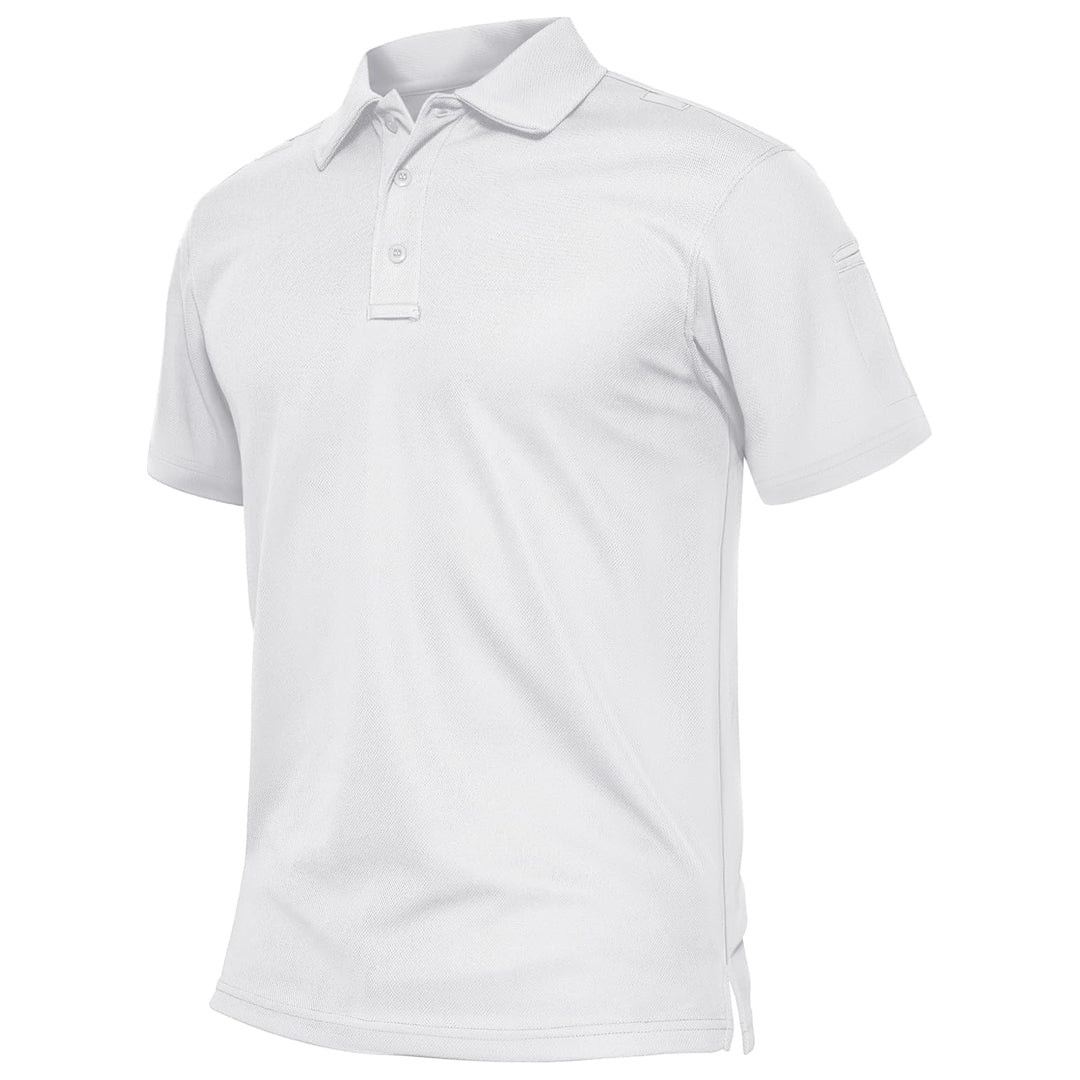 Men's Dry Fit UPF 50+ Golf Workwear Tactical Polo Shirt