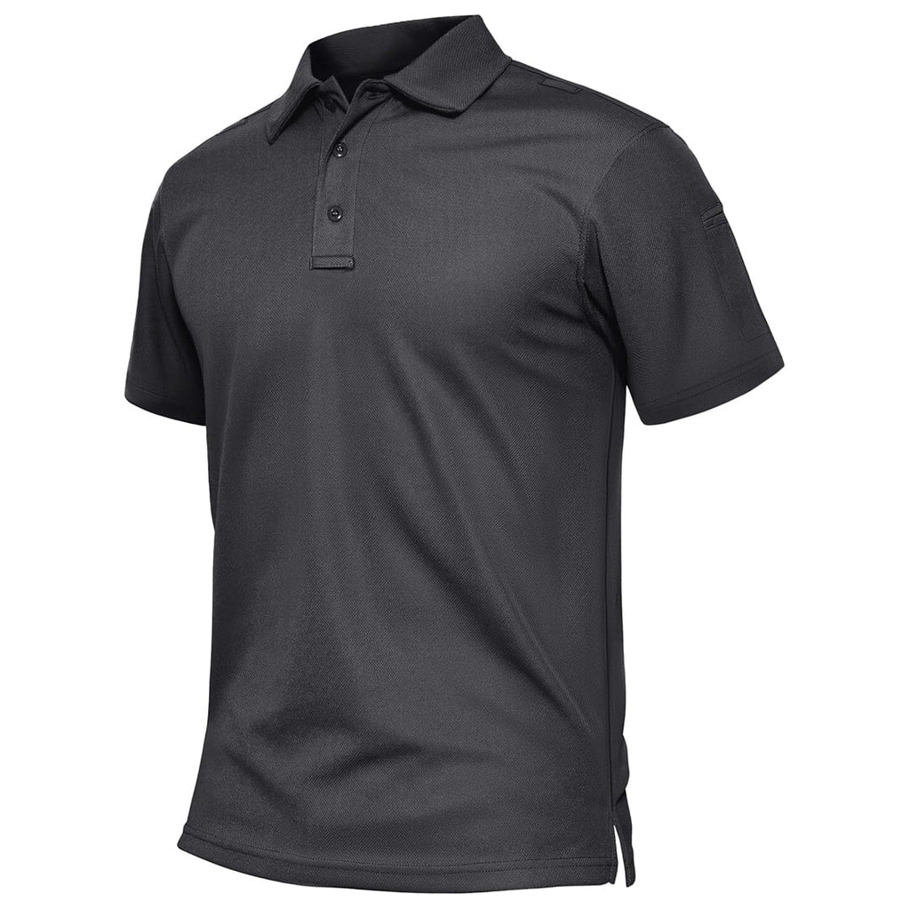 Men's Dry Fit UPF 50+ Golf Workwear Tactical Polo Shirt