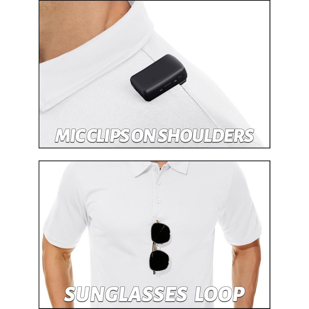 Men's Dry Fit UPF 50+ Golf Workwear Tactical Polo Shirt