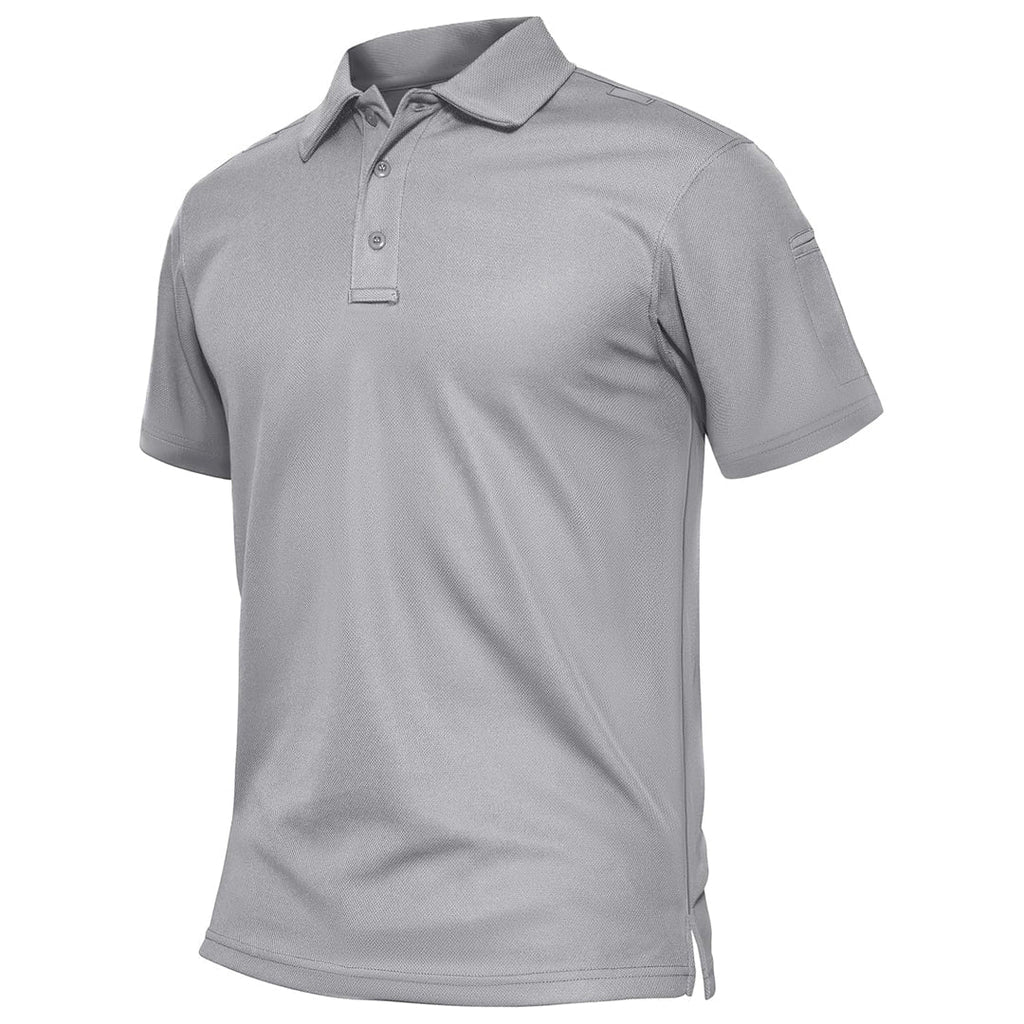 Men's Dry Fit UPF 50+ Golf Workwear Tactical Polo Shirt