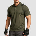 Men's Dry Fit UPF 50+ Golf Workwear Tactical Polo Shirt
