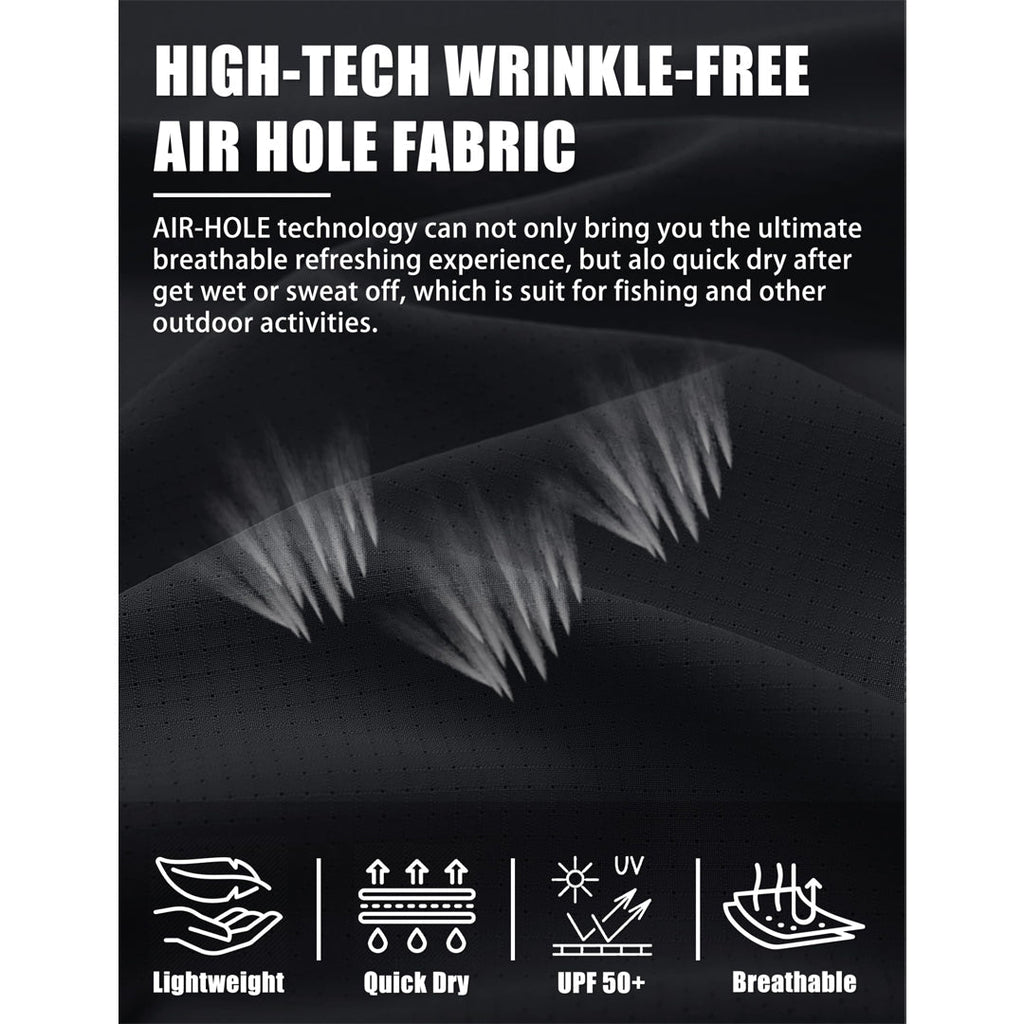 Fishing Shirt UPF 50+ Lightweight Outdoor Shirt
