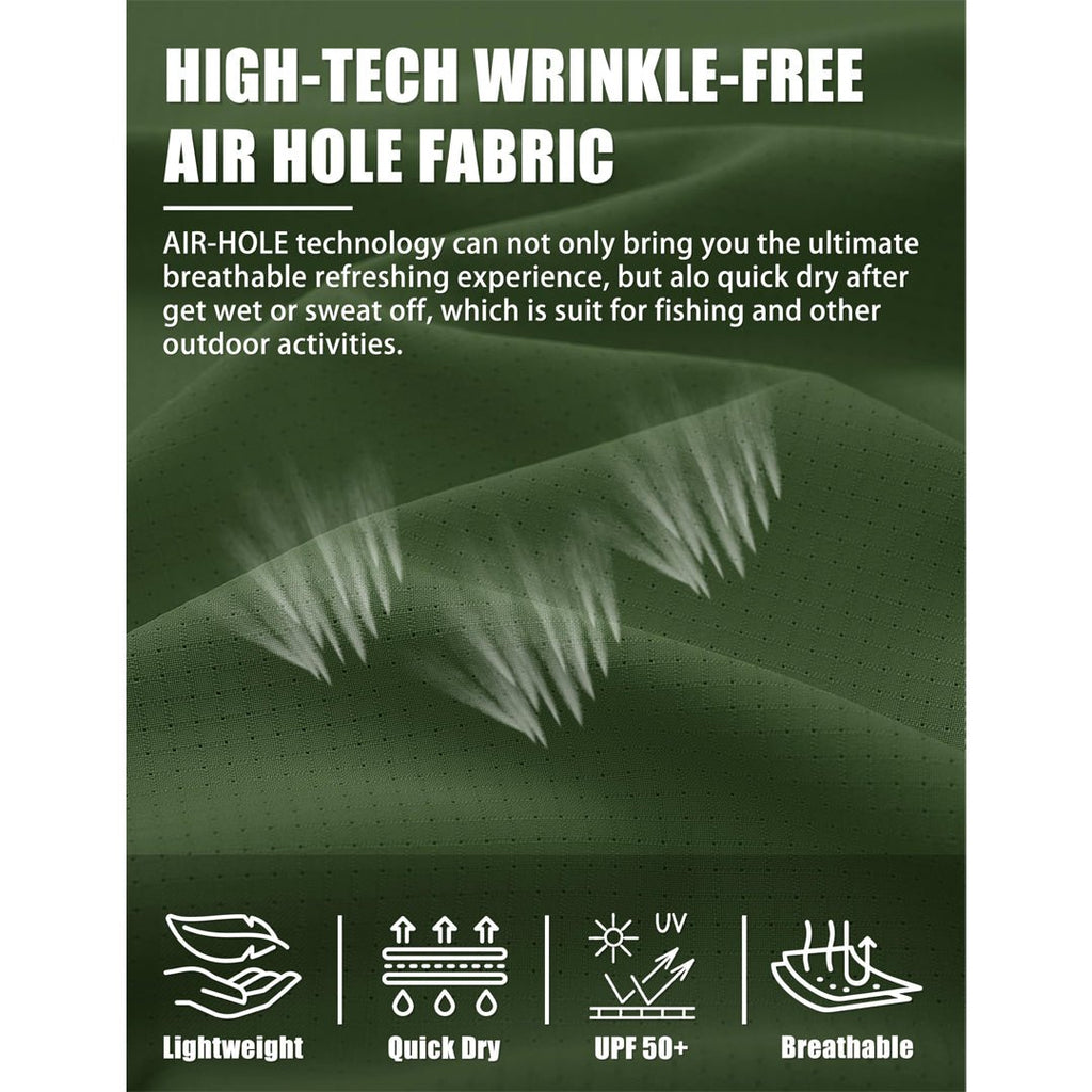 Fishing Shirt UPF 50+ Lightweight Outdoor Shirt