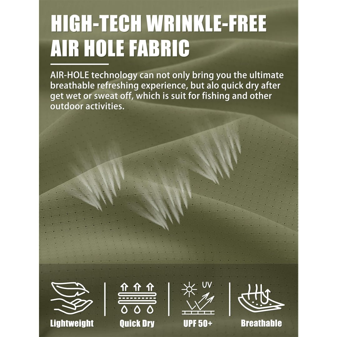 Fishing Shirt UPF 50+ Lightweight Outdoor Shirt