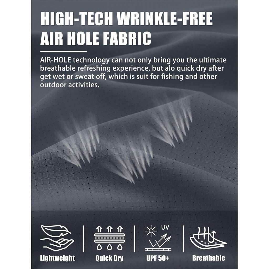 Fishing Shirt UPF 50+ Lightweight Outdoor Shirt