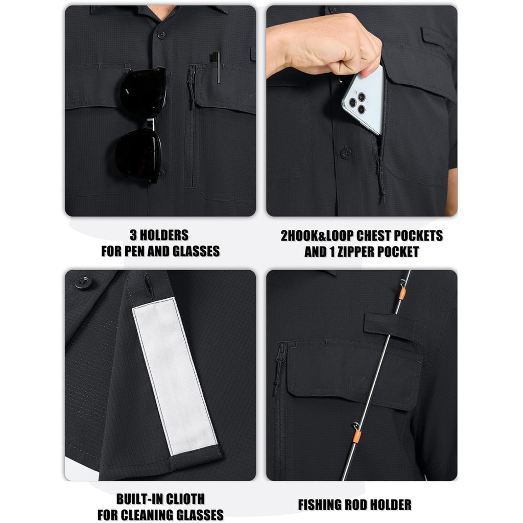 Fishing Shirt UPF 50+ Lightweight Outdoor Shirt