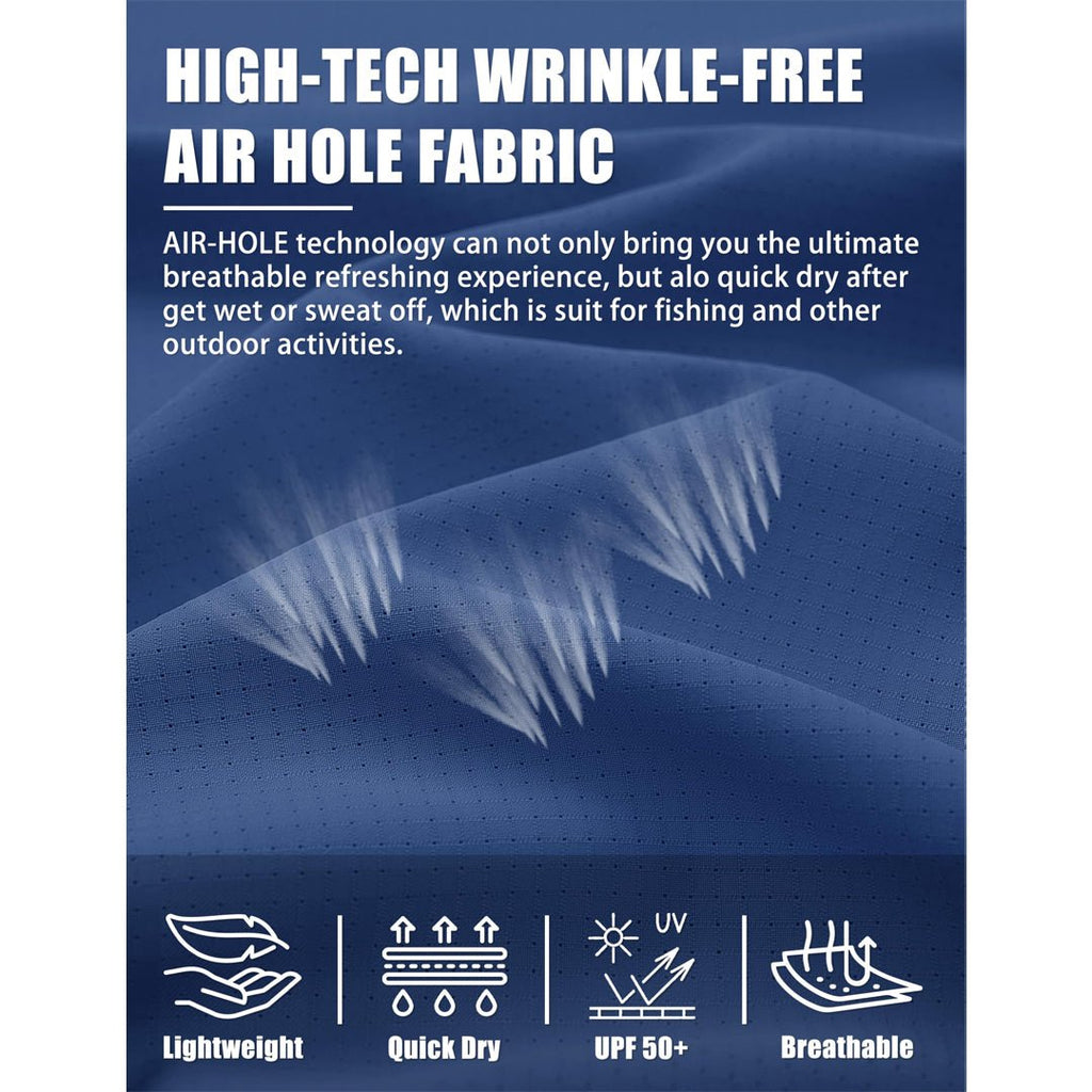 Fishing Shirt UPF 50+ Lightweight Outdoor Shirt