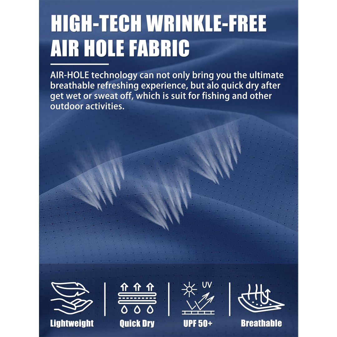 Fishing Shirt UPF 50+ Lightweight Outdoor Shirt