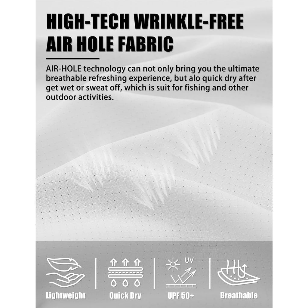 Fishing Shirt UPF 50+ Lightweight Outdoor Shirt