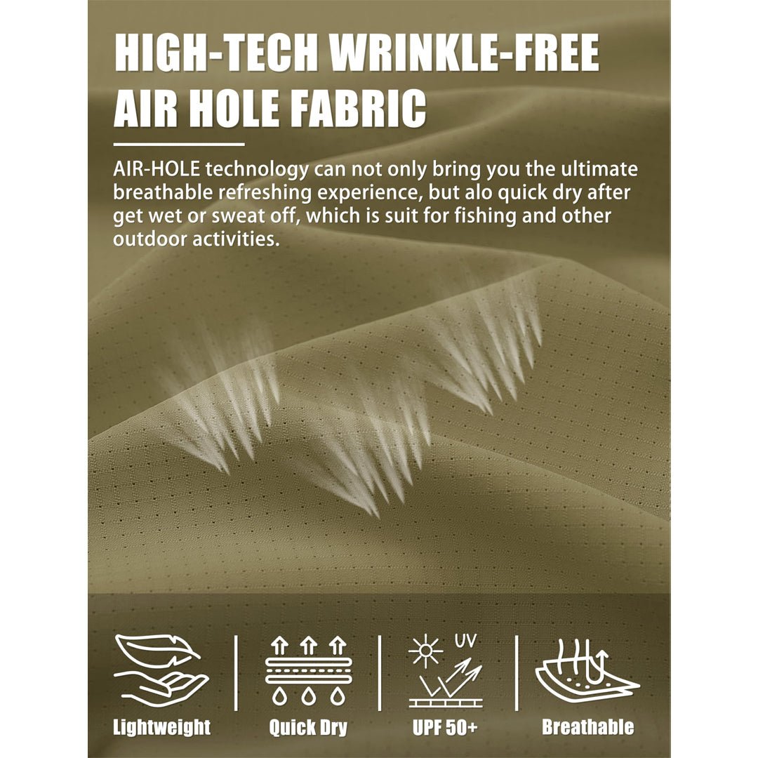 Fishing Shirt UPF 50+ Lightweight Outdoor Shirt