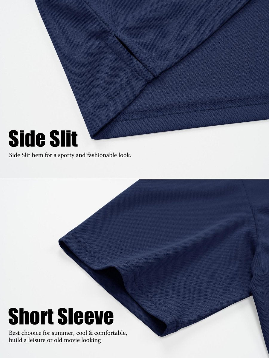 Men's Henley Shirt Short Sleeve T-shirts