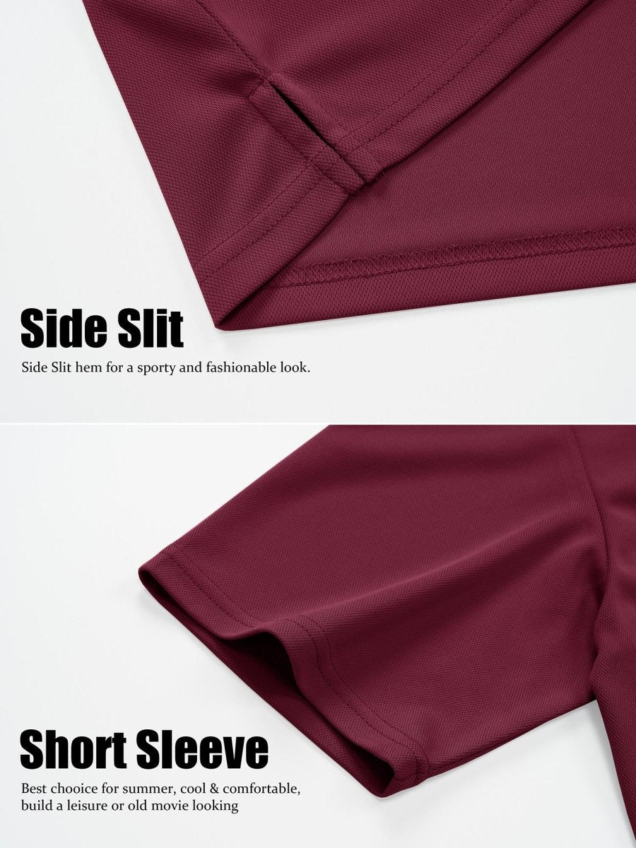 Men's Henley Shirt Short Sleeve T-shirts