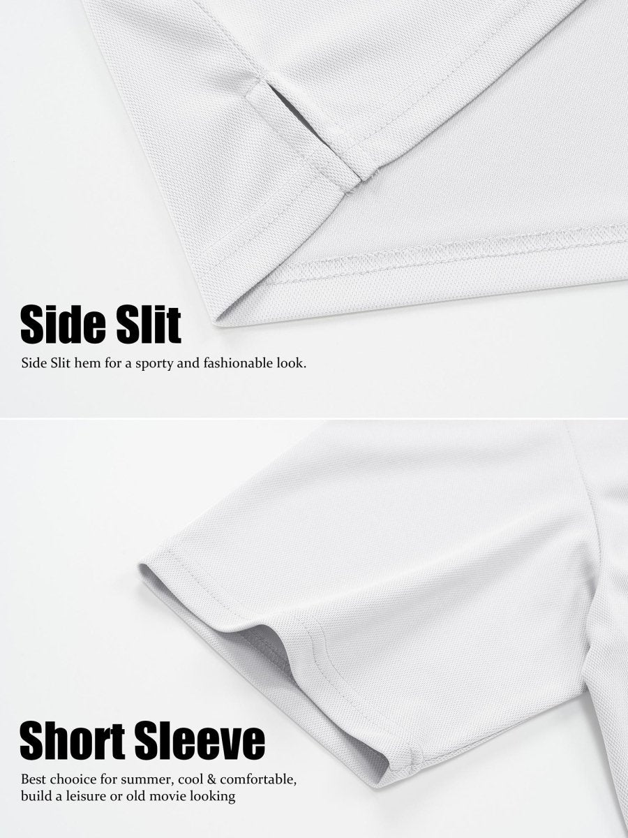 Men's Henley Shirt Short Sleeve T-shirts