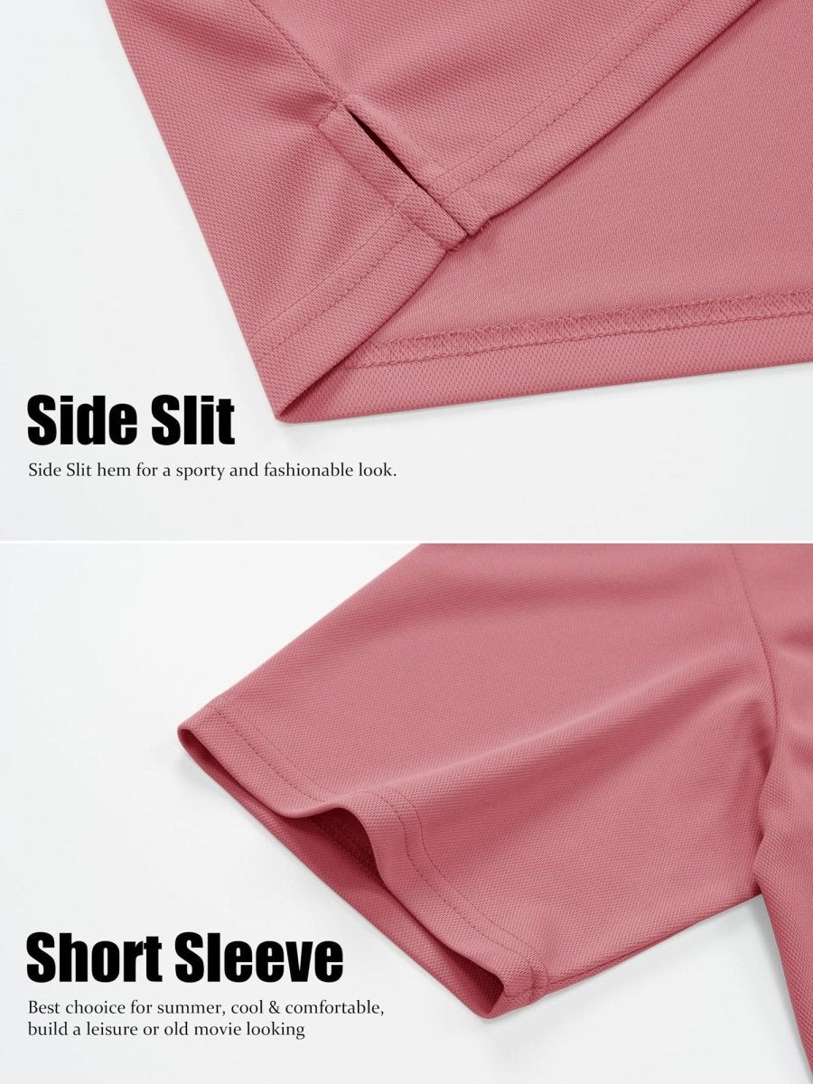 Men's Henley Shirt Short Sleeve T-shirts