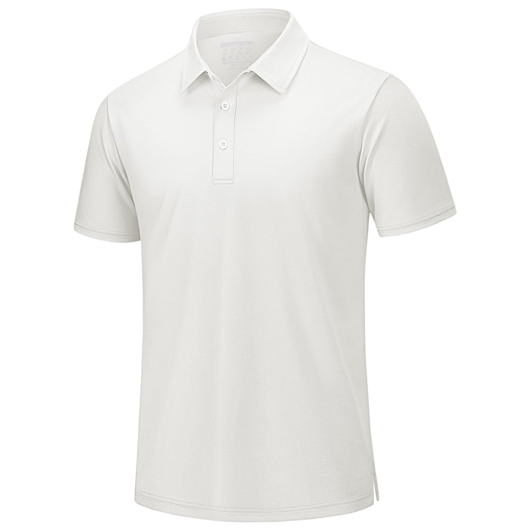 Men's Pique Polo Shirt Short Sleeve Cooling Golf Top