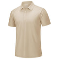 Men's Pique Polo Shirt Short Sleeve Cooling Golf Top