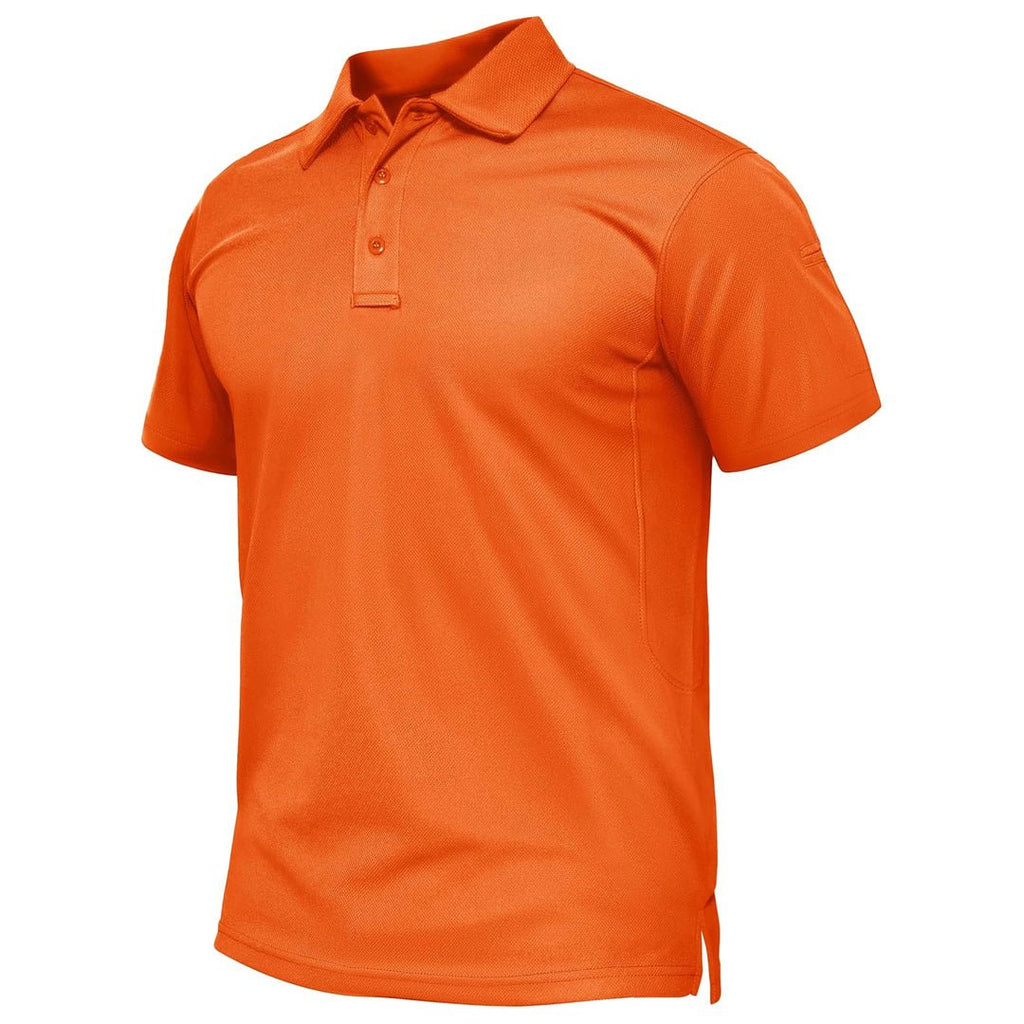 Mens Outdoor Sports Performance Polo Shirts
