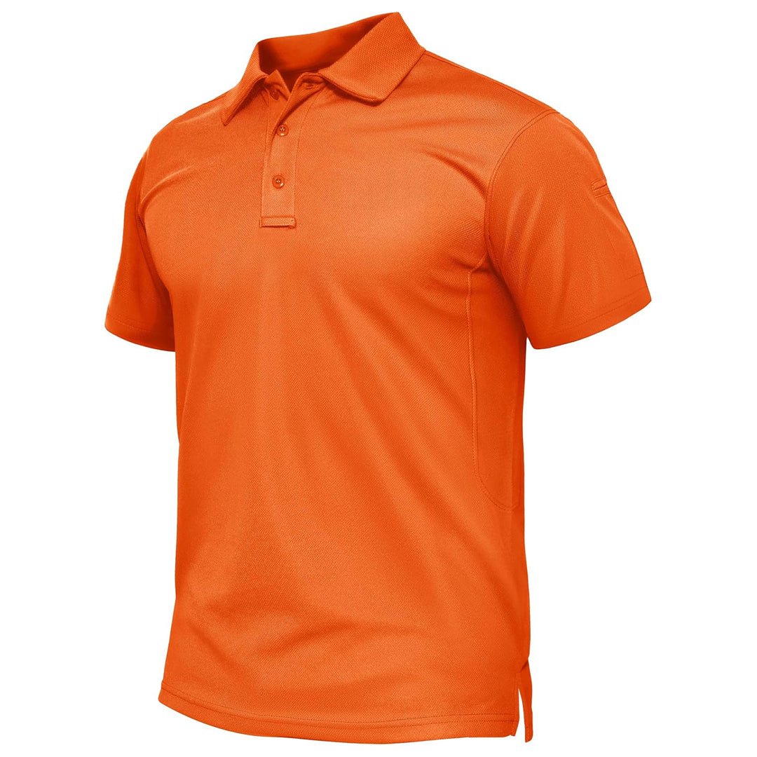 Mens Outdoor Sports Performance Polo Shirts