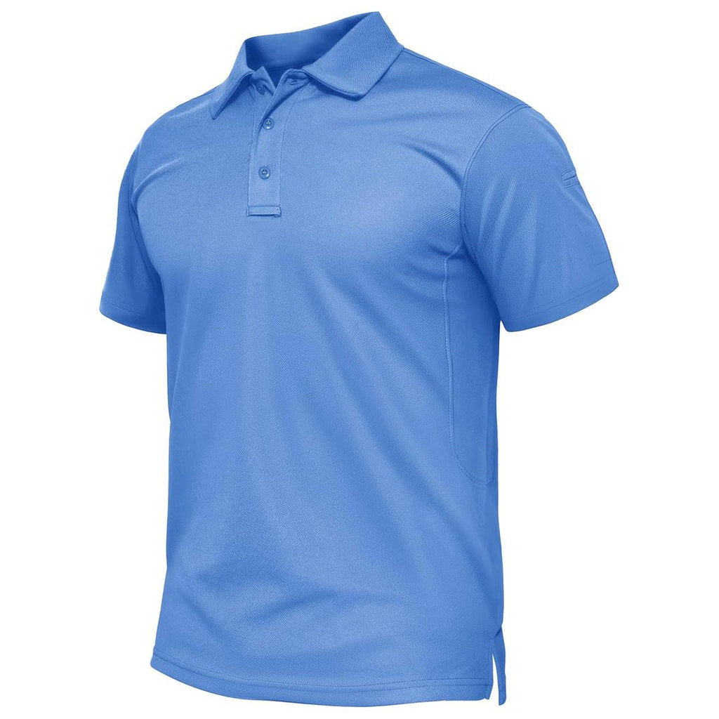 Mens Outdoor Sports Performance Polo Shirts