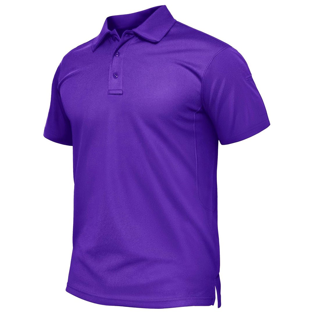 Mens Outdoor Sports Performance Polo Shirts