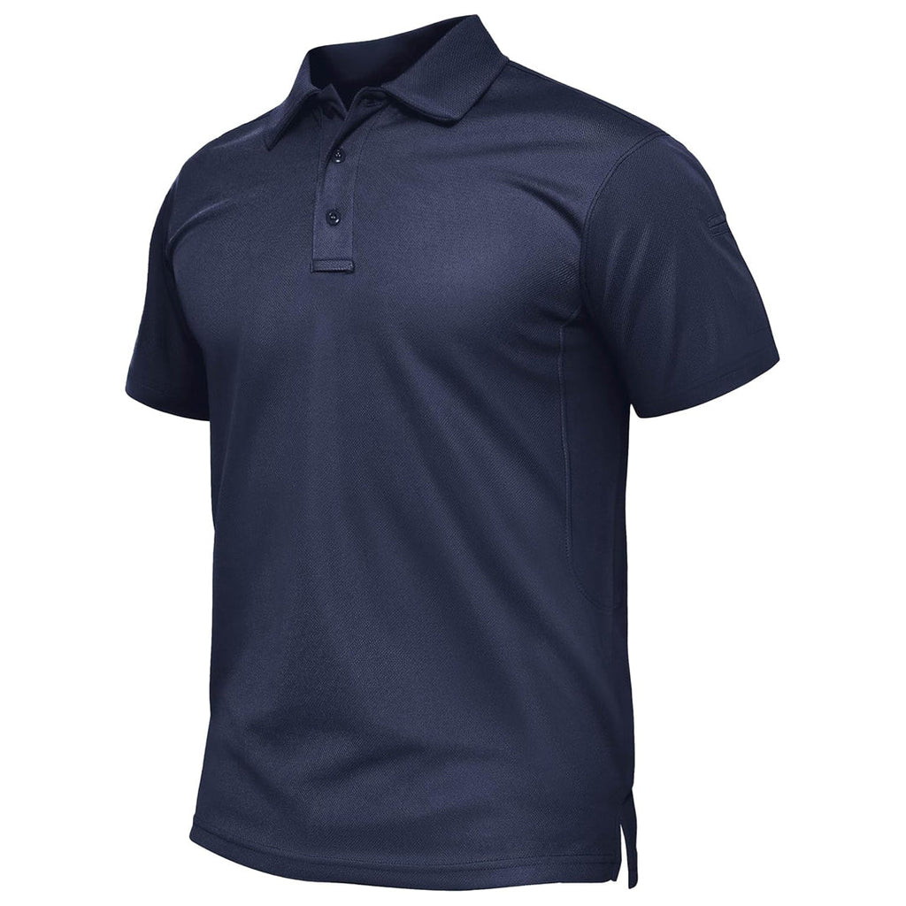 Mens Outdoor Sports Performance Polo Shirts