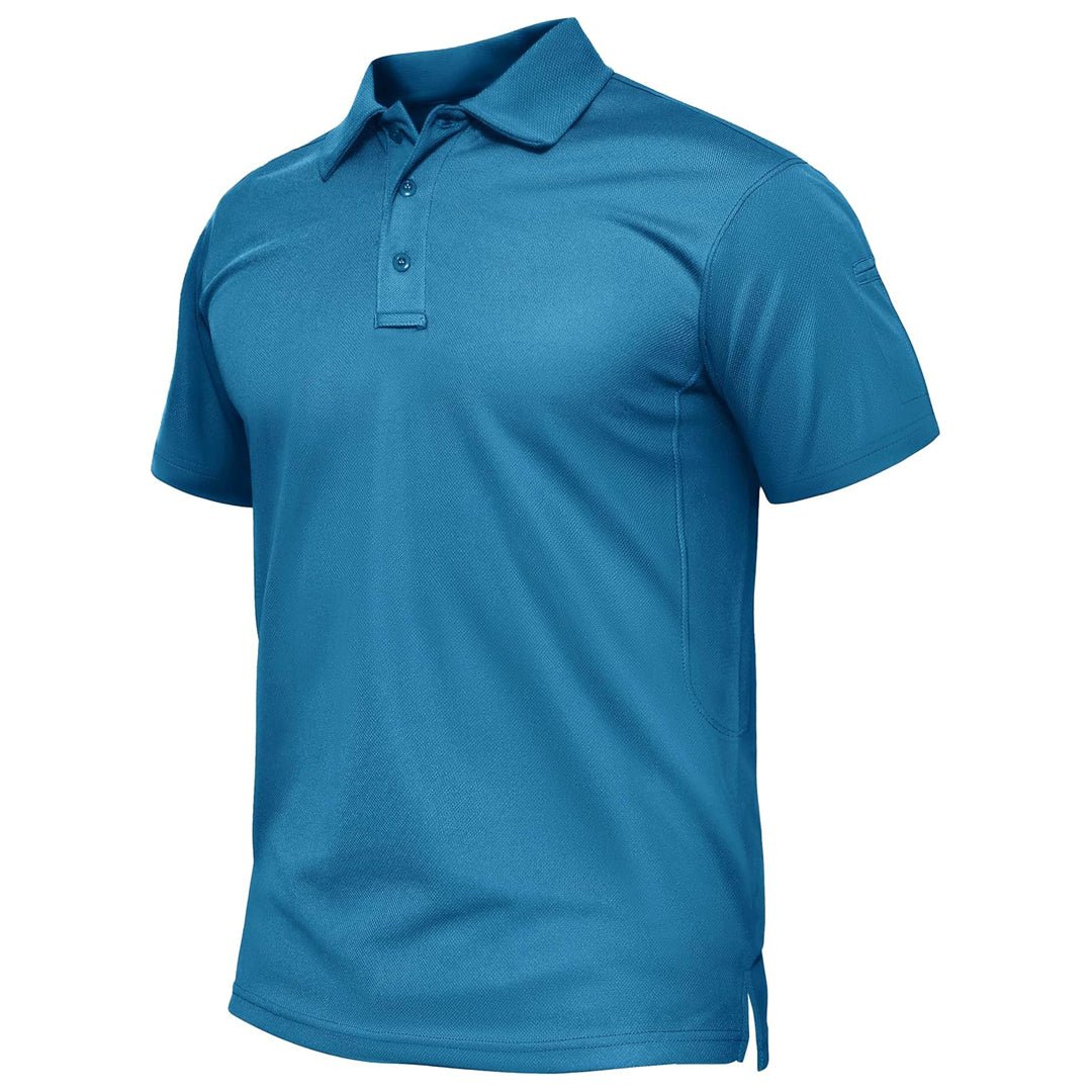 Mens Outdoor Sports Performance Polo Shirts